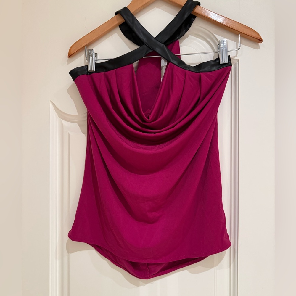Guess Fuchsia Halter Top